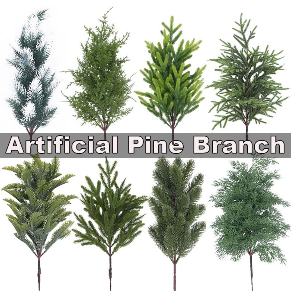 Christmas Tree Artificial - Green Artificial Pine Branch Christmas Tree