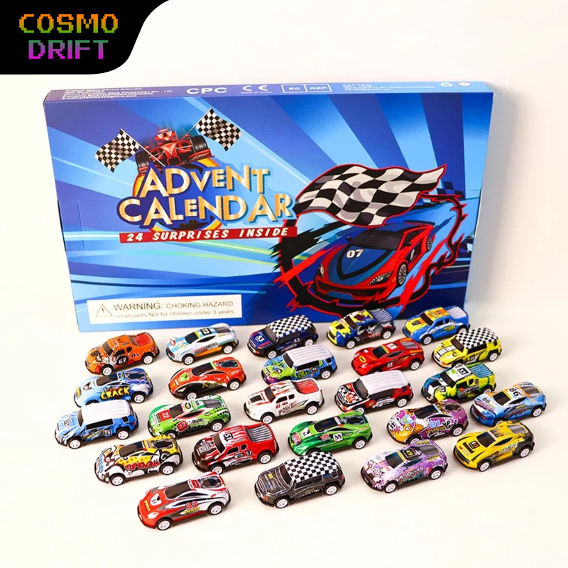 Advent Calendar Gift - Pull Back Racing Car Advent Calendar