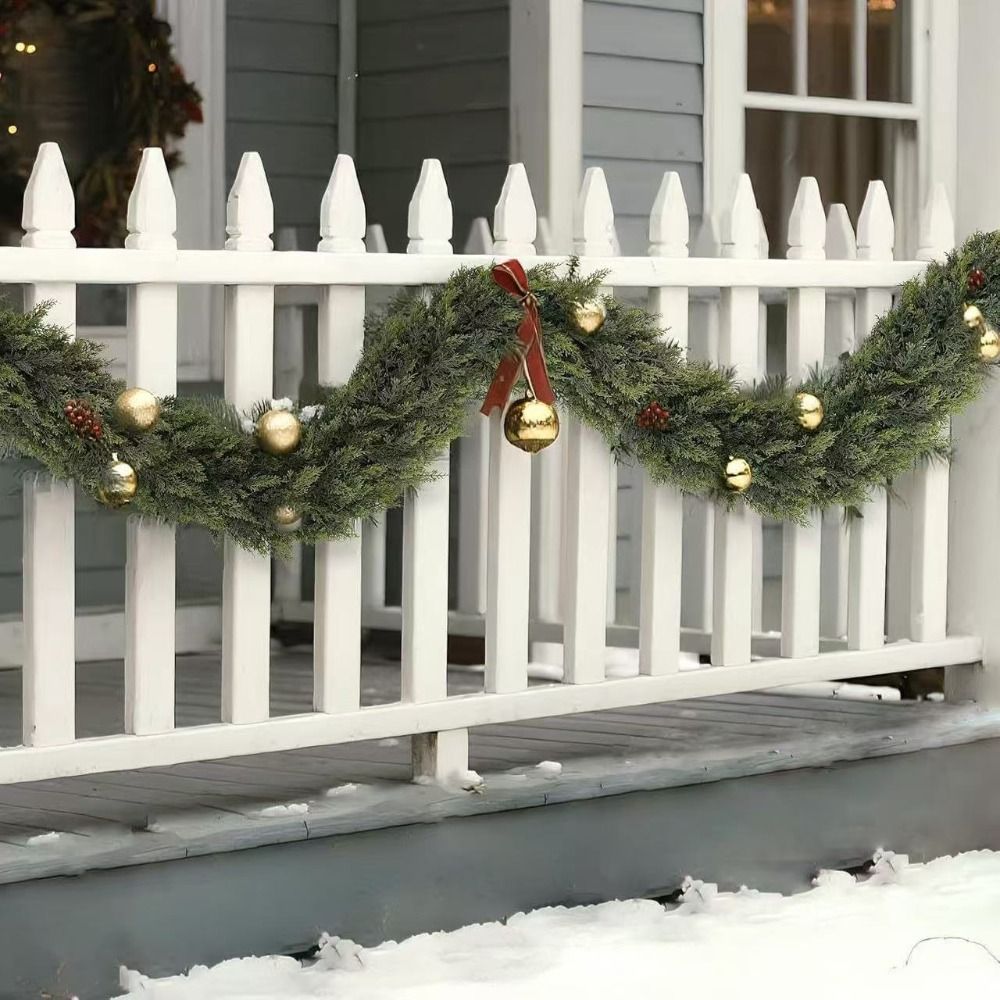 Christmas Tree Artificial - 1.8/2.7m Artificial Norfolk Pine Garlands Wall