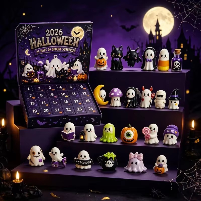 Advent Calendar Gift - NEW Halloween Advent Calendar,24 Days Spooky
