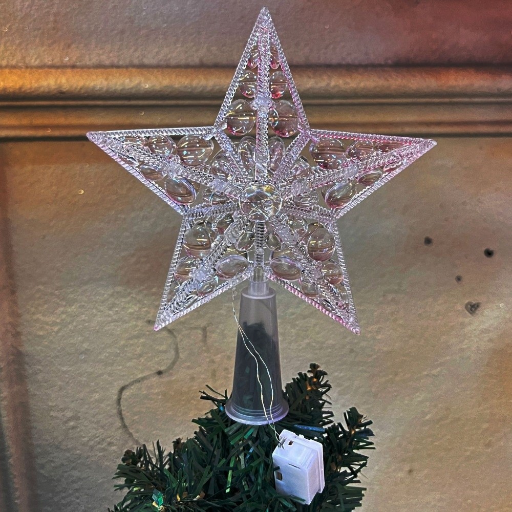 New Lighted Star Christmas Tre - Star Tree Topper 评论和价格