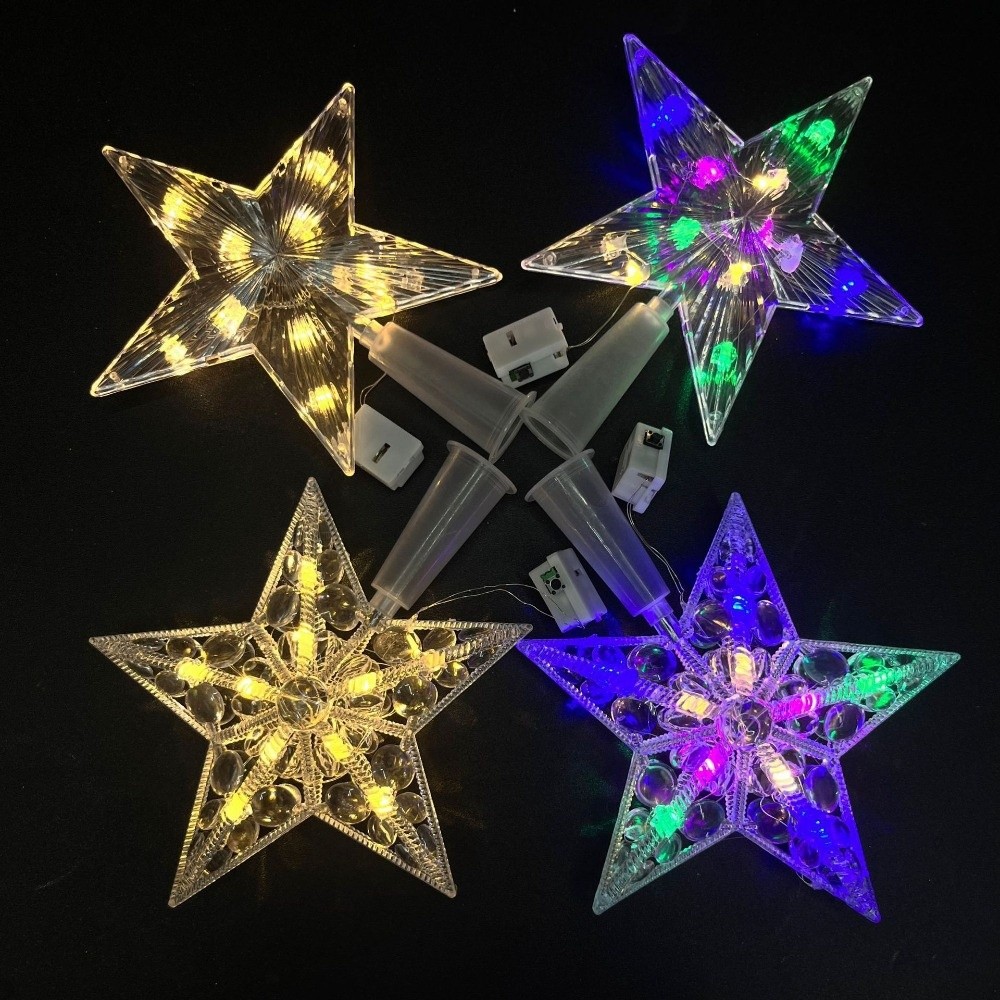 New Lighted Star Christmas Tre - Star Tree Topper 评论和价格
