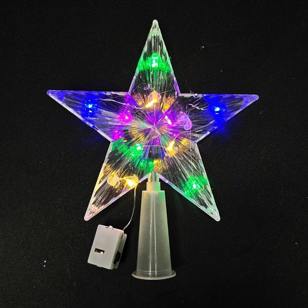 New Lighted Star Christmas Tre - Star Tree Topper 评论和价格