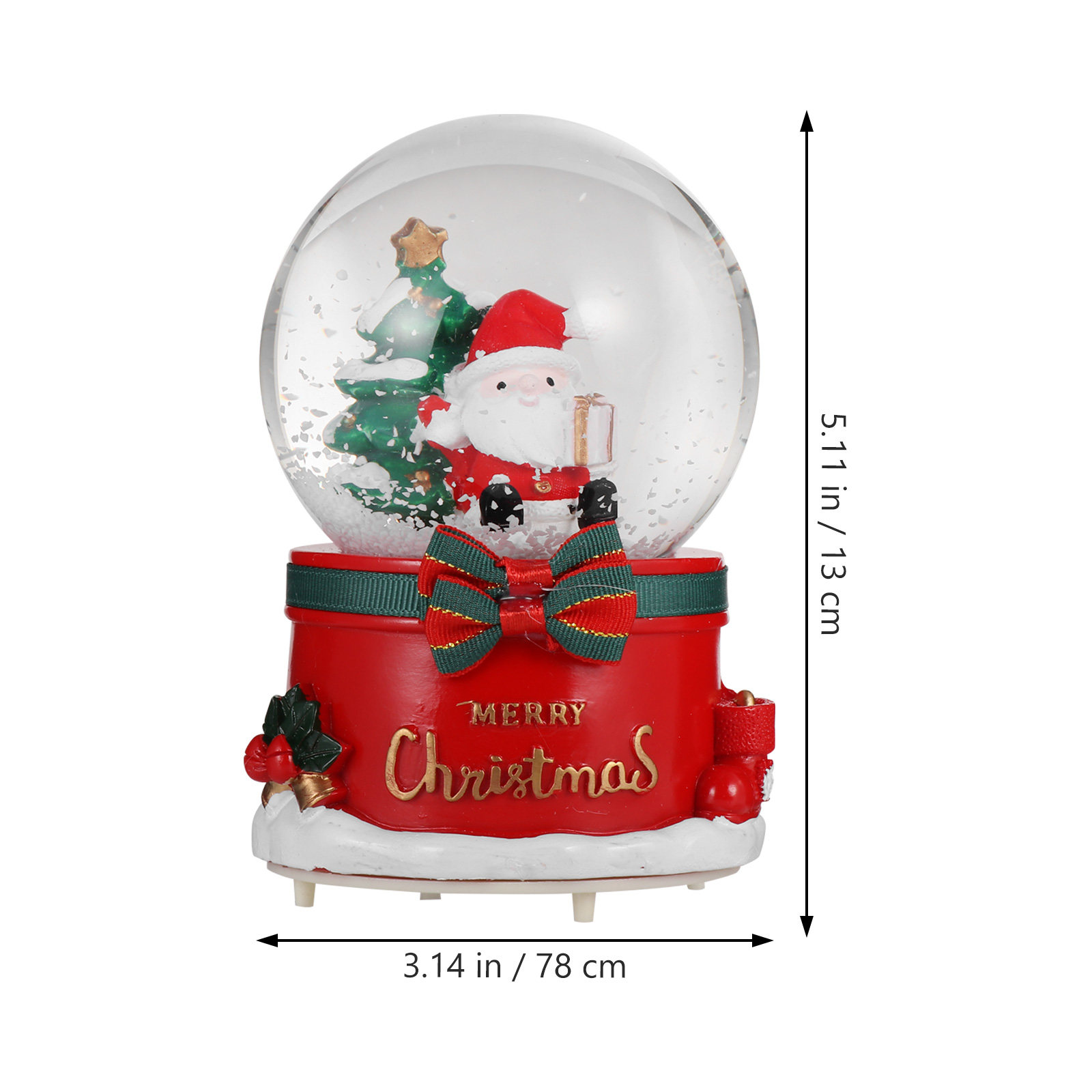 Christmas Santa Claus Globe Mu - Snow Globe Musical 评论和价格