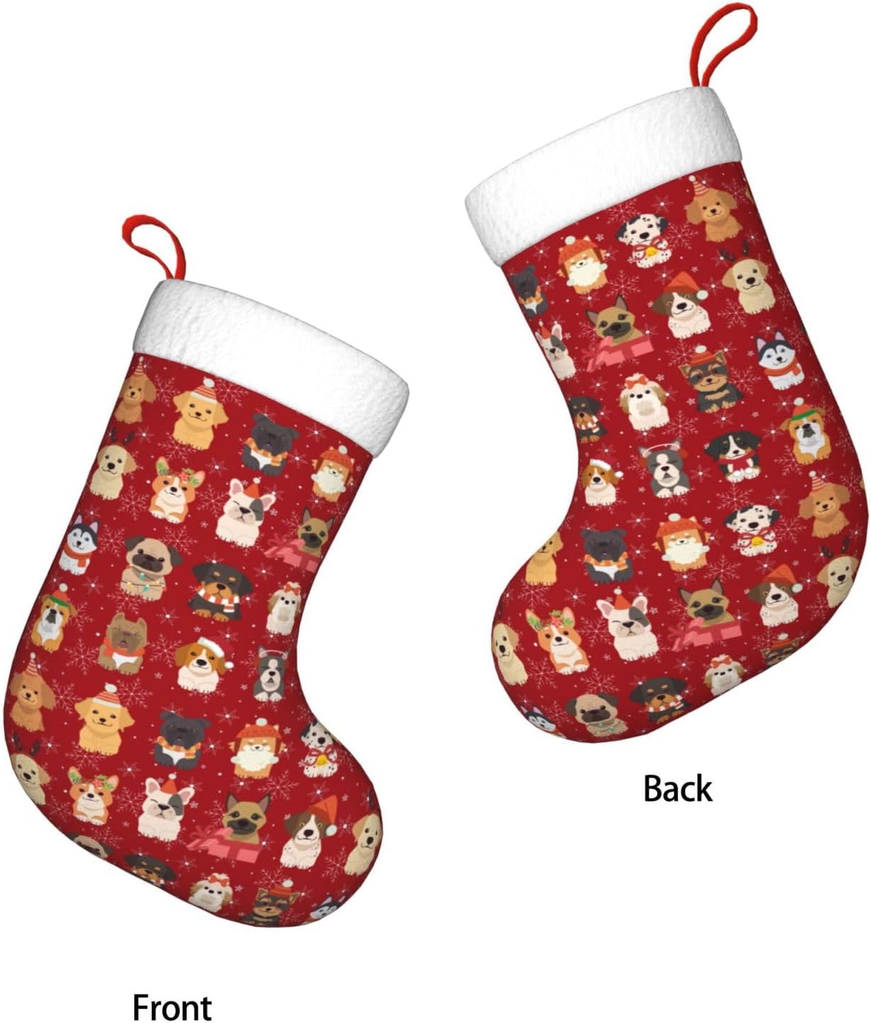 Cute Christmas Dogs Christmas  - Christmas Stocking Hanging 评论和价格