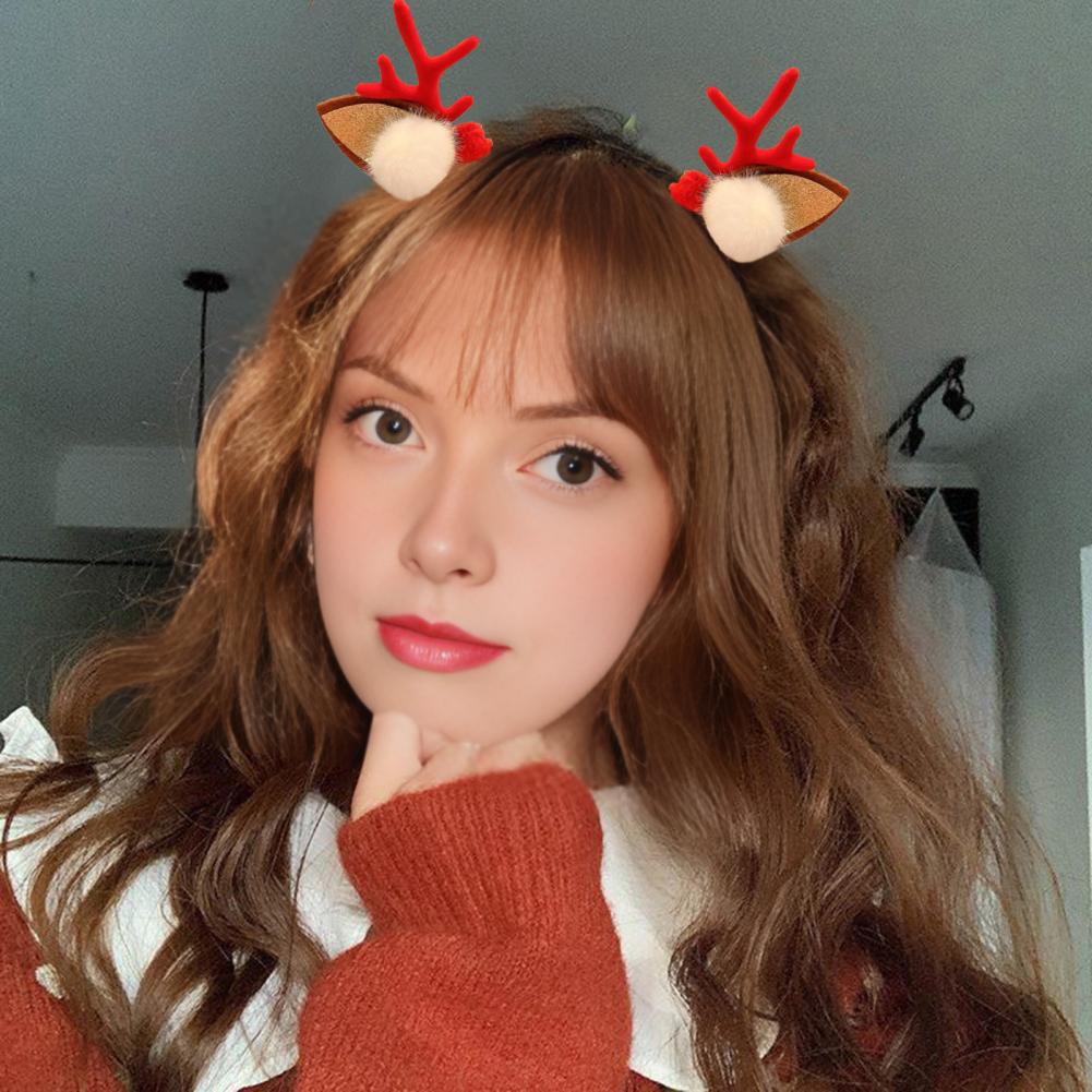 Reindeer Antler Clip Reindeer  - Reindeer Antlers Headband 评论和价格