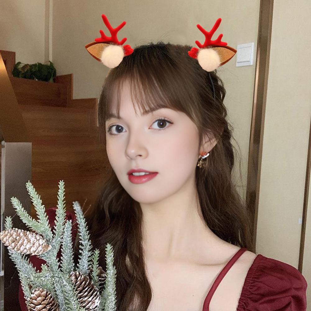 Reindeer Antler Clip Reindeer  - Reindeer Antlers Headband 评论和价格