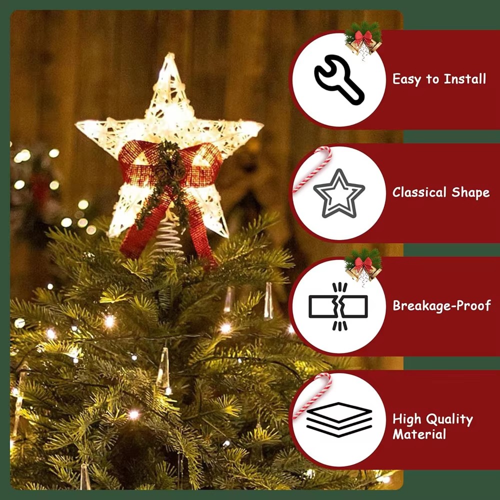Christmas Tree LED Star Tree T - Star Tree Topper 评论和价格
