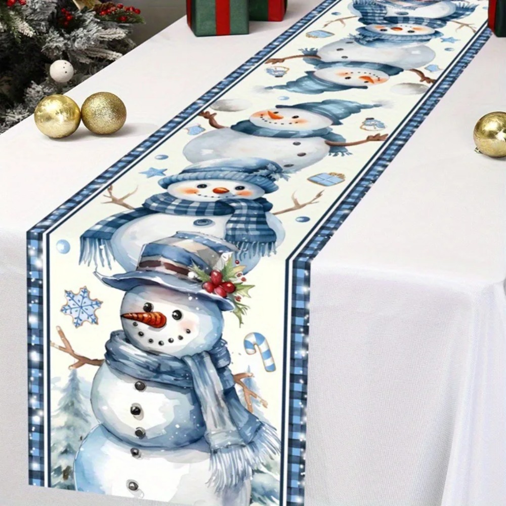 Santa Claus Christmas Table Ru - Christmas Table Runner 评论和价格