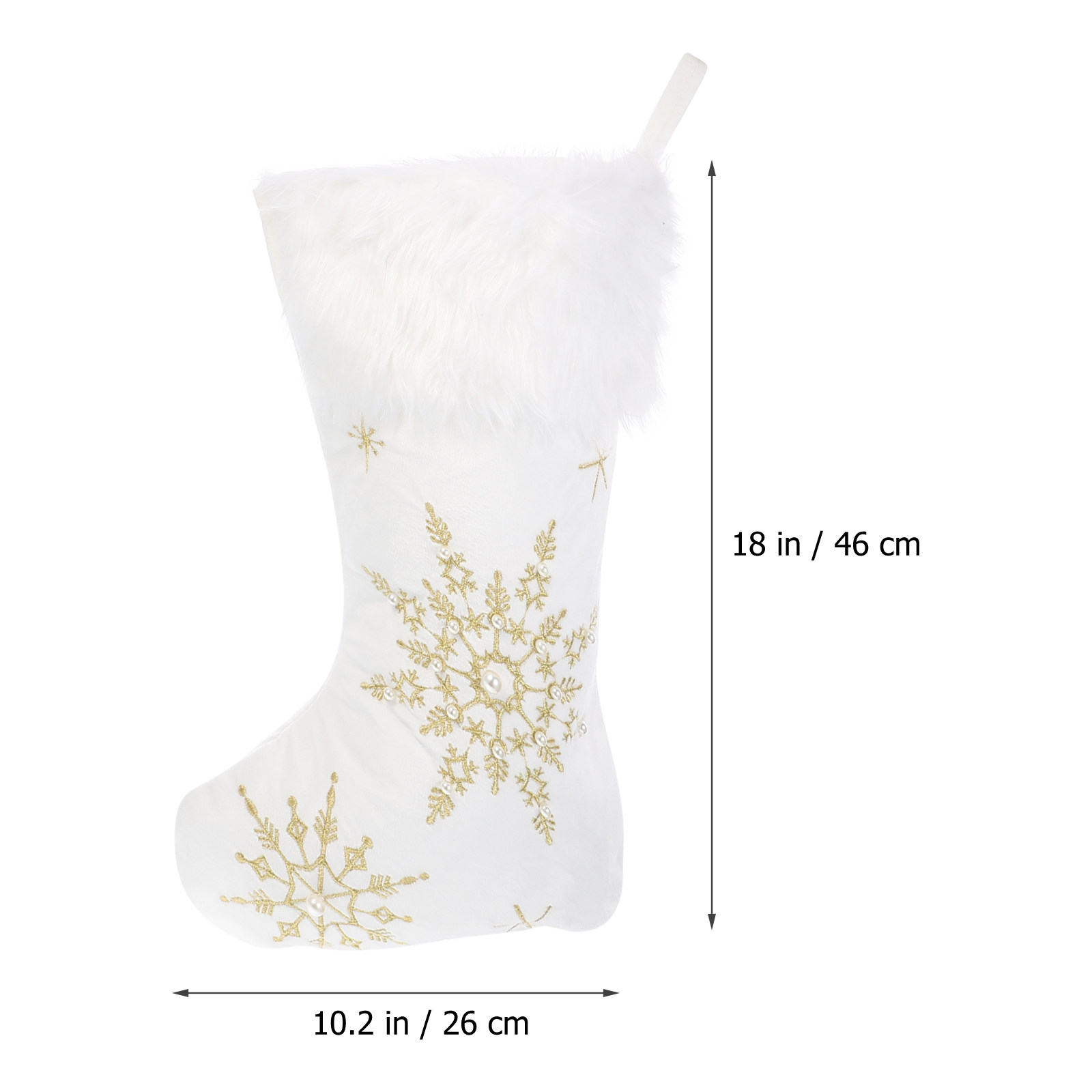 1Pcs Xmas Sock Decor Hanging P - Christmas Stocking Hanging 评论和价格