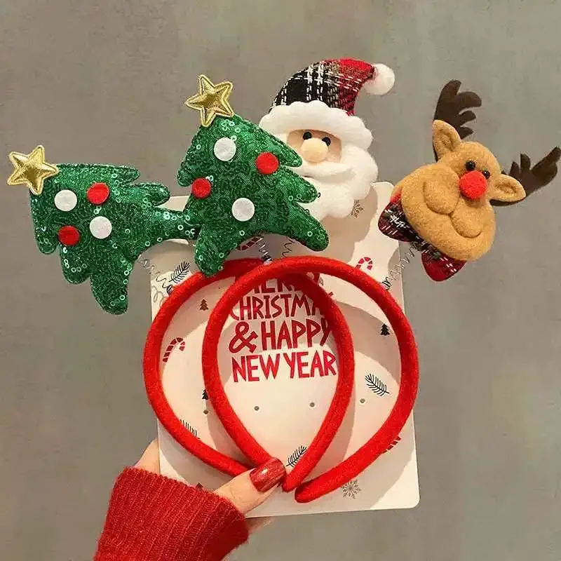 10pcs Christmas Hairband Party - Reindeer Antlers Headband 评论和价格
