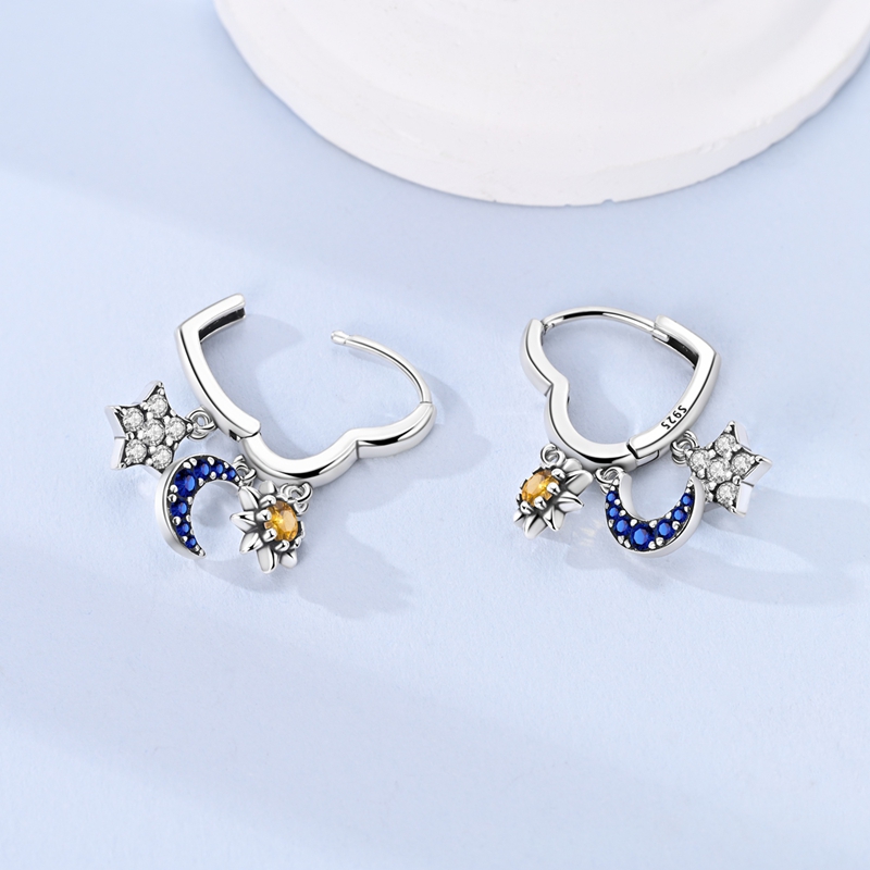 925 Sterling Silver Earrings S - Ribbon Bow Gift 评论和价格