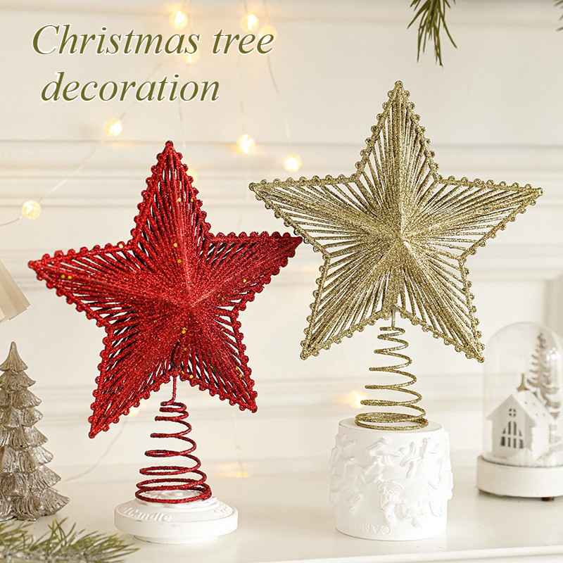 1Pcs Christmas Tree Topper Sta - Star Tree Topper 评论和价格