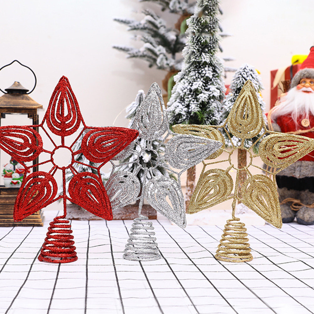 1Pcs Star Christmas Tree Toppe - Star Tree Topper 评论和价格