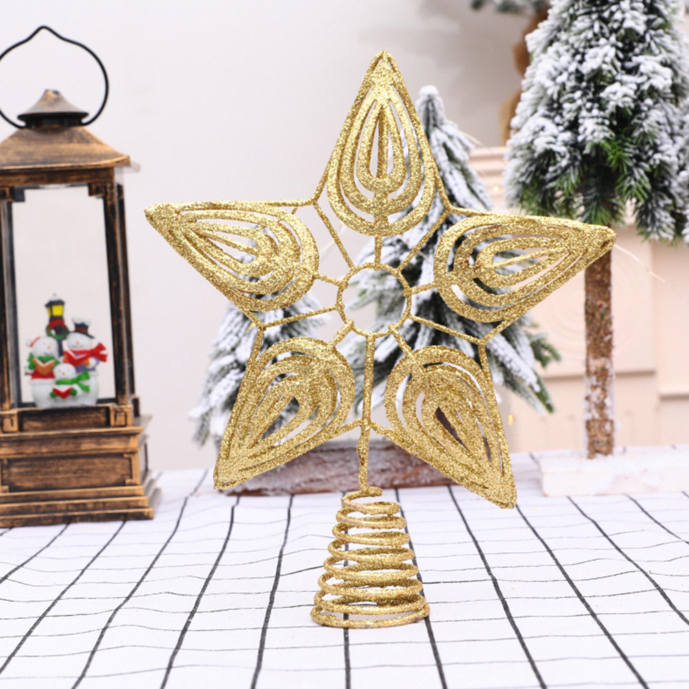 1Pcs Star Christmas Tree Toppe - Star Tree Topper 评论和价格