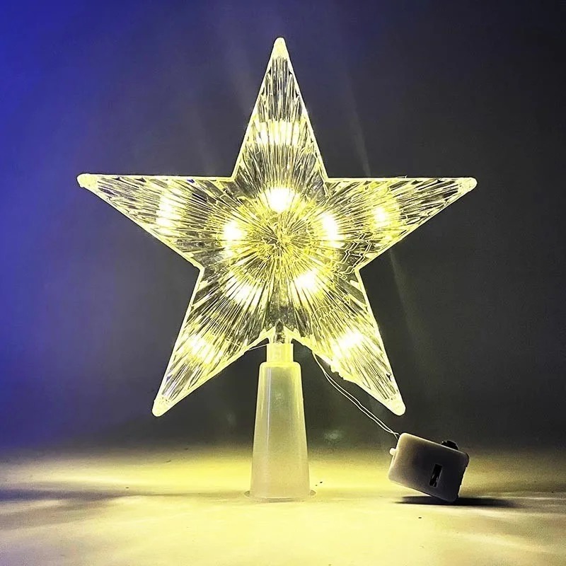 15cm Christmas Decoration Glow - Star Tree Topper 评论和价格