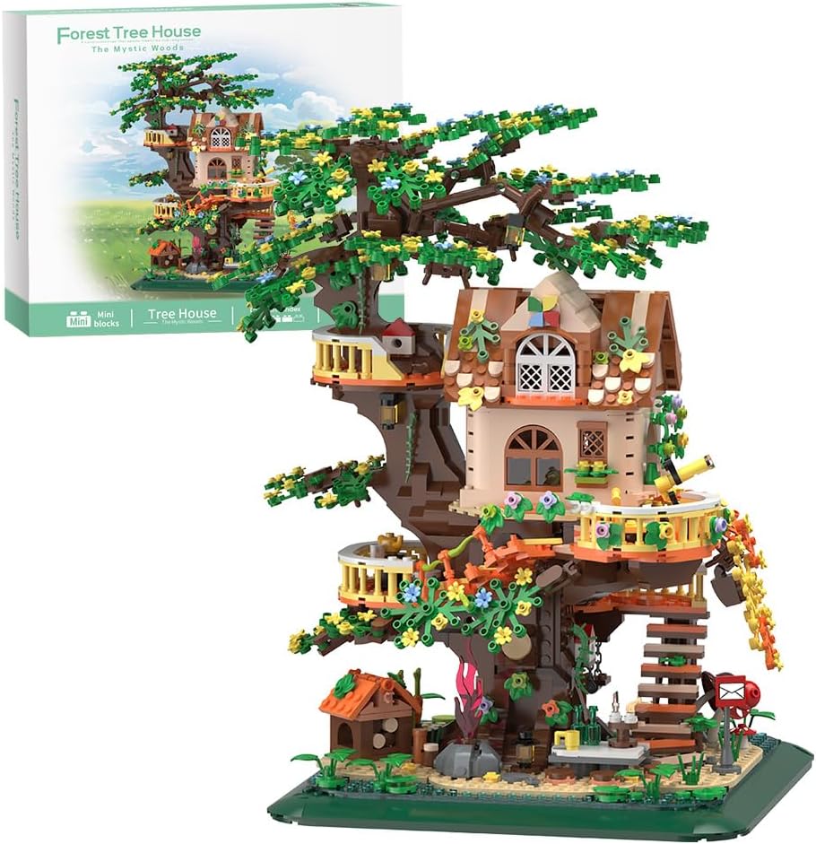 Forest Tree Building House Blo - Lego Set Technic 评论和价格