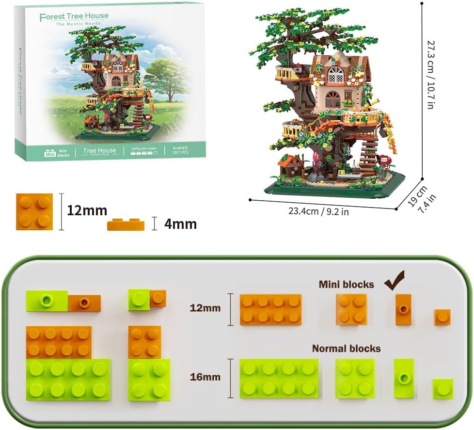 Forest Tree Building House Blo - Lego Set Technic 评论和价格