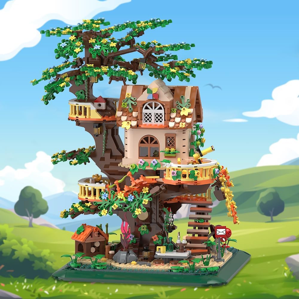 Forest Tree Building House Blo - Lego Set Technic 评论和价格